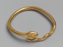 Gold snacelet Egypt 300 - 250 BC from The Metropolitan Museum