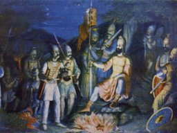 Khan_Krum_poluchava_glavata_na_vizantiyskiya_imperator_Nikifor